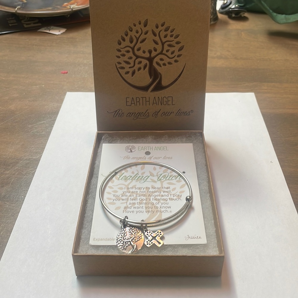Earth angel charm bracelet